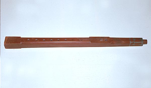 Maker unknown; appears to be crafted from pipestone (Catlinlite)